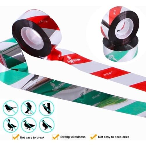 Multi-size Anti Bird Tape Flashing Reflective Bird Repellent Scare Tape Pigeons Crow Keep Away Double-sided Bird Repeller Ribbon