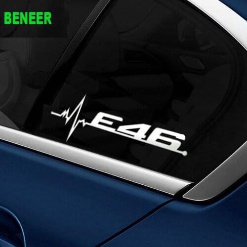 M power performance E30 E36 E46 E90 E91 E92 LOGO car windows sticker Car sticker for BMW 3 series 316i 320i 325i 328i 330i 335i