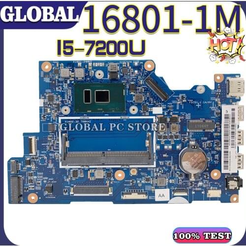 KEFU for ACER Acer Spin 5 SP513-5 laptop motherboard 16801-1M mainboard test OK I5-7200U