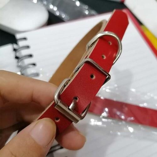 Fashion Leather Dog Collar Pet Collar High Quality Dog Necklace Cheap Proof Water Easy Collar Pet Supplies Dog Accessories