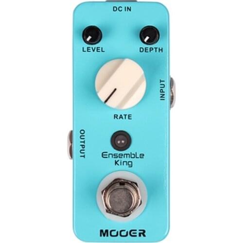 MOOER Ensemble King Analog Chorus Guitar Effect Pedal True Bypass Full Metal Shell Electric Guitar Effects Processor Modulador
