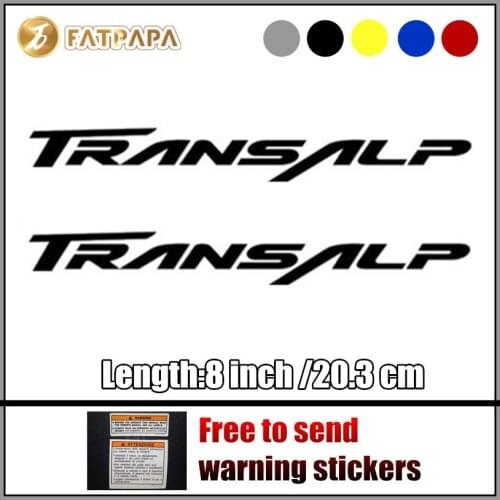 Motorcycle bike Fuel tank Wheels Fairing notebook Luggage helmet MOTO Sticker decals For HONDA Transalp 600 700