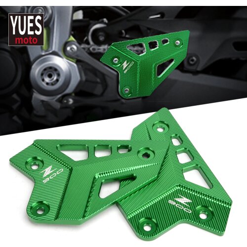 Motorcycle Accessories Foot Peg Heel Protection Protective Film Mount Heel Guard Protector For Kawasaki Z900 Z 900 2017-2020