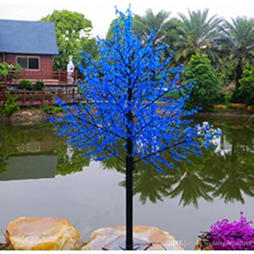 Outdoor Waterproof Artificial 1.5M Led Cherry Blossom Tree Lamp 480LEDs Christmas Tree Light for Home Festival Decoration