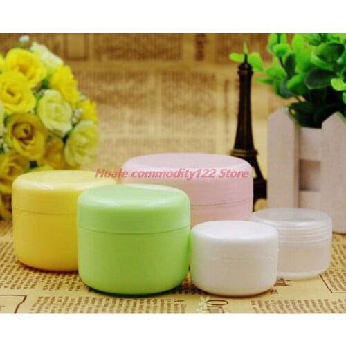 New 5pcs Hot Selling Cream Jar Cosmetic Packaging Box Empty Jar Pot Eyeshadow Makeup Face Cream Container 20/50/100g
