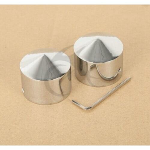 Motorcycle Front Axle Nut Cover Bolt For Harley Touring Softail Road King Glide Dyna