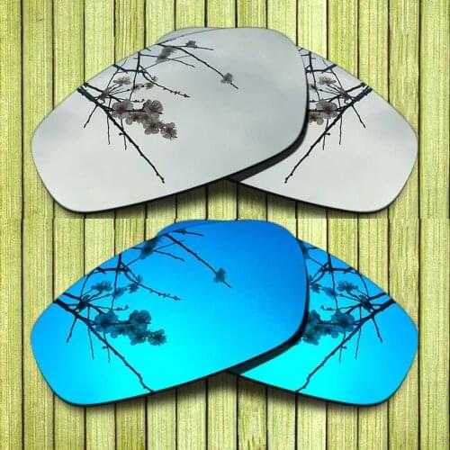 Polarized Replacement Lense For-Oakley Split Jacket Sunglasses Frame - Chrome & Blue Combine Options
