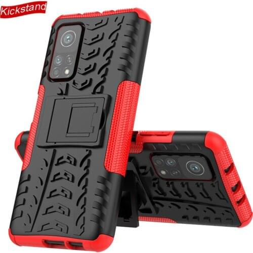 Kickstand Rubber Cover for Redmi K20 K30 Pro Note 9 9T 5G 10 Pro Max 10S 8 8T 7 6 5A 4X 3 Case Reliable Shockproof Armor Shell