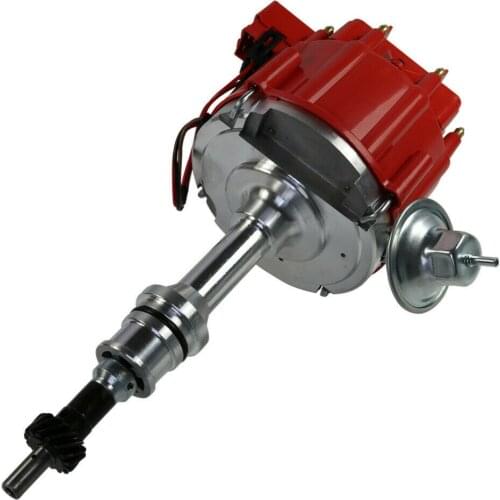 HEI Ignition Red Cap Distributor w/65K Coil For SBF Ford Small Block 260 289 302