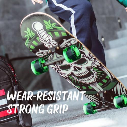 Ronyme 78A ABEC-9 Skateboard Wheels PU High Performance Longboard Roller Wheels Mini Cruiser Wheels Replacement Wheels Acces