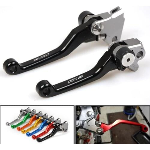 With kx85 LOGO Motorcycle Dirt Bike Brake Clutch Levers Handle FOR KAWASAKI KX85 KX 85 2000-2016 2015 2014 2013 2012 2011 2010