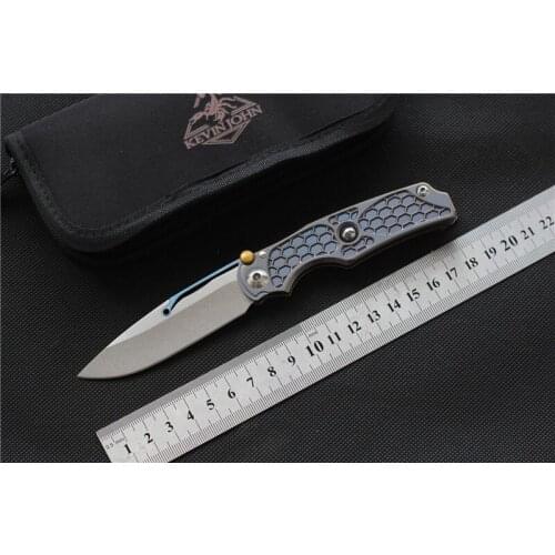 VENOM kevin john Tilock Folding knife high quality M390 Blade outdoor Hunting Rescue pocket Knives Tactical survival EDC tools
