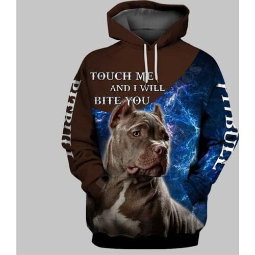 Pitbull 3D Printed Hoodies Funny Pullover Men For Women Funny Sweatshirts Animal Sweater Drop Shipping 11