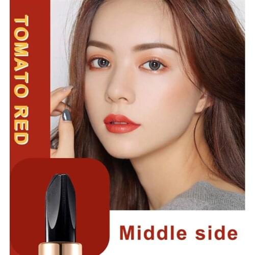 Tri-Color Lipstick Violin Design Matte Mist Lipstick Waterproof Matte Red Lipstick For Women Lipstick Maquiagem Makeup Batom