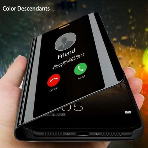 Smart Mirror Case For Oneplus Nord Cases Fundas Leather Flip Cover For One plus Nord 1+Nord Magnetic Phone Case OneplusNord bags