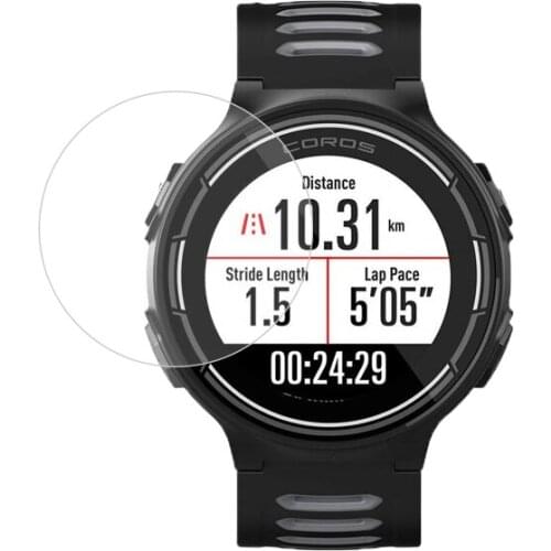 1*3pcs HD Ultra Thin Tempered Glass Screen Protector For Coros PACE GPS Sport Watch Protective film Guard Full Cover Accessories