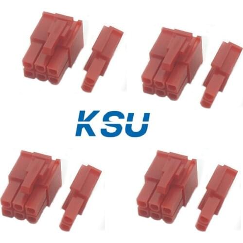 4.2mm red 6+2PIN 8-Pin 8PIN male for PC computer ATX graphics card GPU PCI-E PCIe Power connector plastic shell Housing