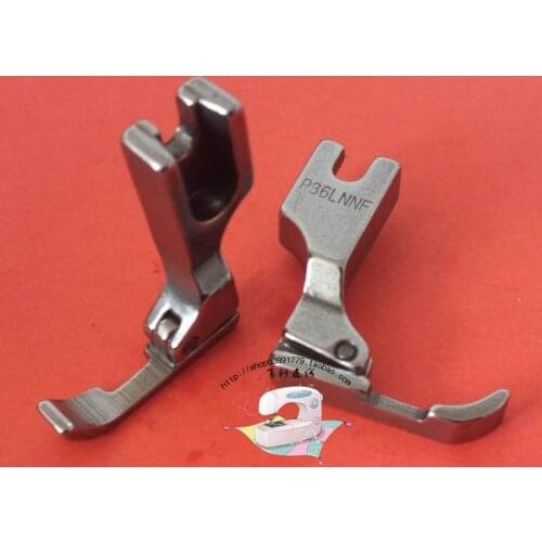 4pcs Industrial Sewing Machine Parts Presser Foot Computer Flat Car Single Long Left Pinhole P36N Zipper Presser Foot