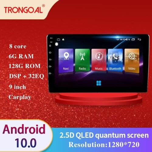 9 Inch Car Radio Android10.0 DVD Multimedia Player Universal Auto Stereo GPS WIFI For Toyota Volkswagen Nissan Hyundai Honda Kia