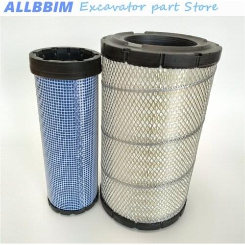 For Kobelco SK200-2 SK200-3 SK200-6 200-2 Excavator accessories filter air filter element air filter high quality accessories