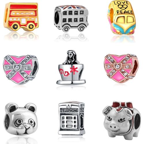 DIY bracelet beads gioielli relicario charms princess bijoux alloy perfumes mujer originales necklace charm jewelry