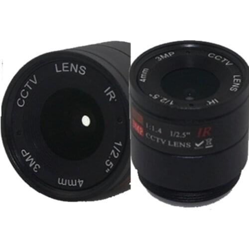 CCTV Camera 4mm Lens 3.0 MegaPixel 72 Degree CS Mount Infrared Night Vision Lens For CCTV Camera