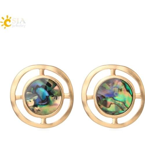 Серьги-гвоздики CSJA Jewelry China At AliExpress