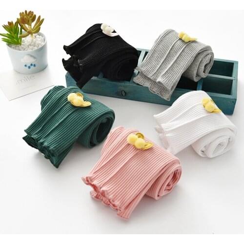 Toddler girls leggings spring autumn baby girl leggings kids clothes children stretchy skinny pants knitted legging infantil