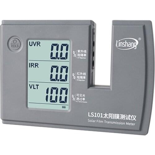 LS101 Solar Film Transmission Meter Window Tint VLT ultraviolet infrared and visible light transmittance Meter