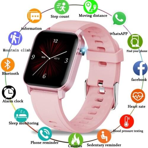 Mens and Womens Smart Watches Waterproof Wristband Accessories Motion Tracking Health Monitoring Android IOS Smart Wear Watch