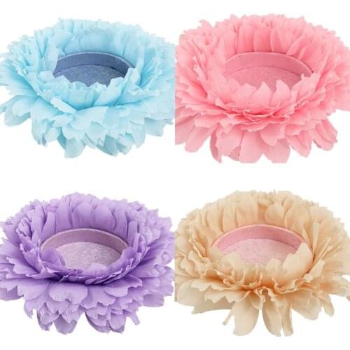 2020 New Baby Flower Shaped Posing Container Newborn Infant Big Petal Photography Props
