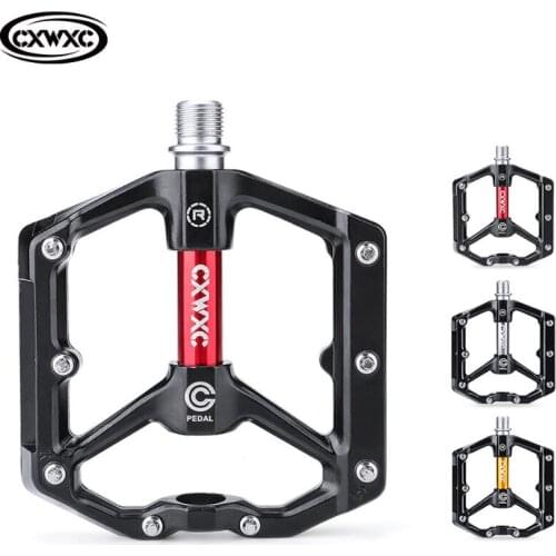 CXWXC Aluminum Flat Bike Pedals MTB Road 3 Sealed Bearings Bicycle Pedals Bike Pedals Wide Platform Accessories Part
