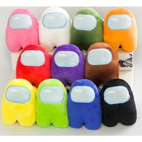 10cm Amine Game Among Plushie Us Doll Kids Children Kawaii imposter Stuffed Peluches Toys With Music Boys Girls Birthday Gifts