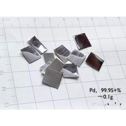 Palladium electrode polishing Palladium Pd 99.95