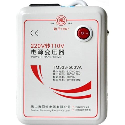 Transformer 220 V to 110 V Japanese American power supply voltage converter 500W