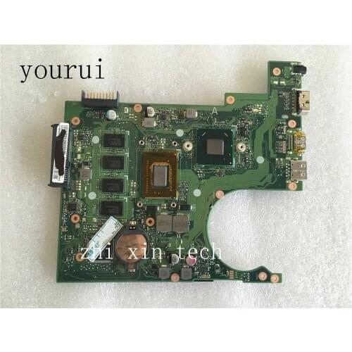 Yourui High quality For ASUS X200CA Laptop motherboard REV 2.1 with 1007u CPU 4GB RAM DDR3 Tested work perfect