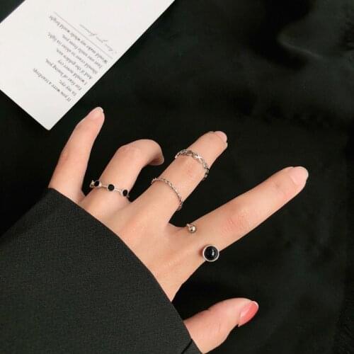 Shamir Hip Hop/Rock Irregular Ring Simple Geometric Handmade Ring Engaged Couples Jewelry Gift For Women
