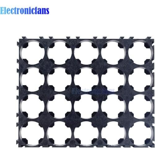 10Pcs 4x5 Cell Space Holder 18650 Lithium Battery Plastic Rack Batteries Radiating Shell Pack 100% Origin