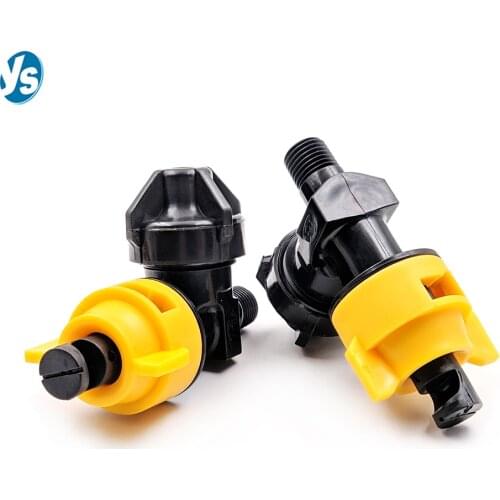 180° ,360° Water Spray Nozzle for Cow Dairy Farm Spray Cooling System 1/4" Male PP Drip-proof Quick-connect Livestock Farm Spray