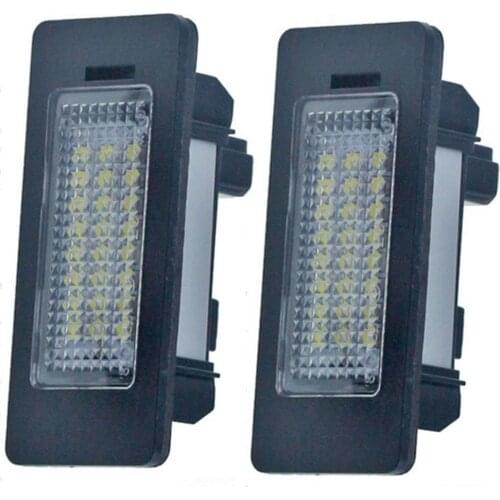 2pcs 24LED Error Free License Plate Light high quality suitable for BMW E92 E93 M3 E90 E70 E60 E39 F30 2006 - 2013