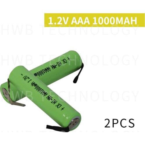 2 Pieces/lot KX Original New 1.2V AAA 800mAh Ni-Mh 3A Ni Mh Rechargeable Battery With Pins Free Shipping
