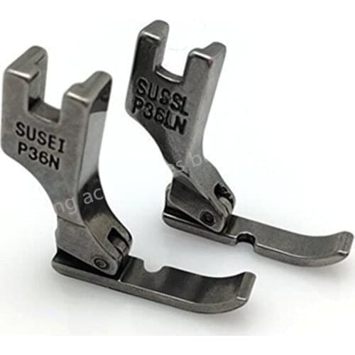 2 PCS NO.P36N/P36LN Hinged Cording Presser Feet Foot for JUKI DDL-5550, 8300 ,8700, 555 ,227, 5BB5010