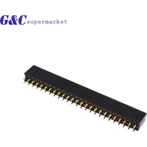 5/10PCS 2X25Pin Header Strip 2.54mm 25pin Double Row Straight Female