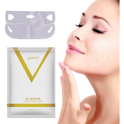 Fast Delivery V Line Chin Up Patch 4D Reduce Double Chin Tape Neck Firming Shape Mask Face Lift Slimming Mask BR US Dropshipping