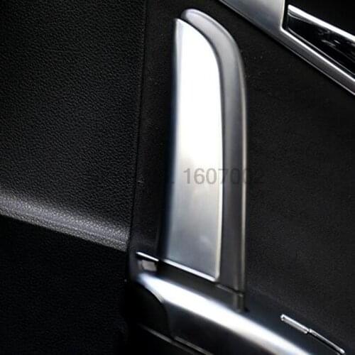 For Volkswagen VW Lavida 2013 4pcs Chrome Inner Door Handle Moulding Cover Protectors Car Interiror Accessories