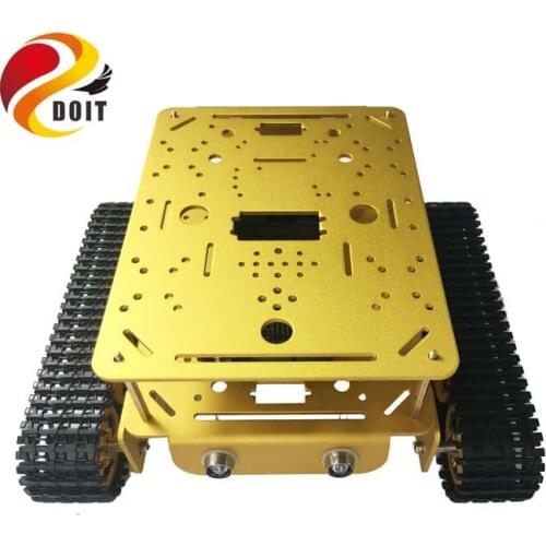 Double Layer Tank Chassis DT200 RC WiFi Robot Tank Car Model ESPduino Compatible with UNO R3 DIY RC Toy DOIT