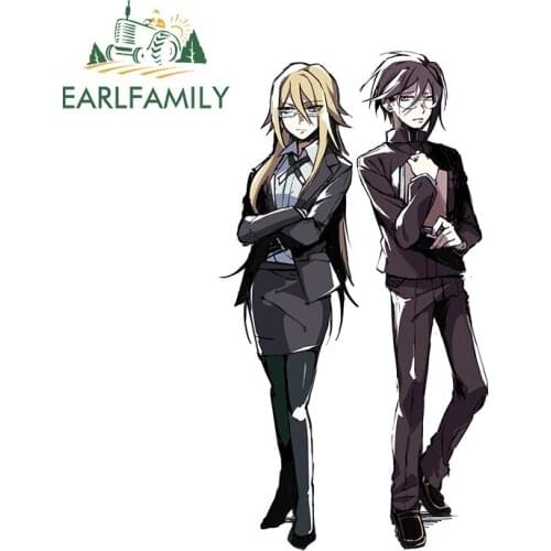 EARLFAMILY 13cm x 7cm for Swap Anime Funny Car Stickers Scratch-Proof Waterproof Decal Windshield Windows Trunk Vinyl Car Wrap