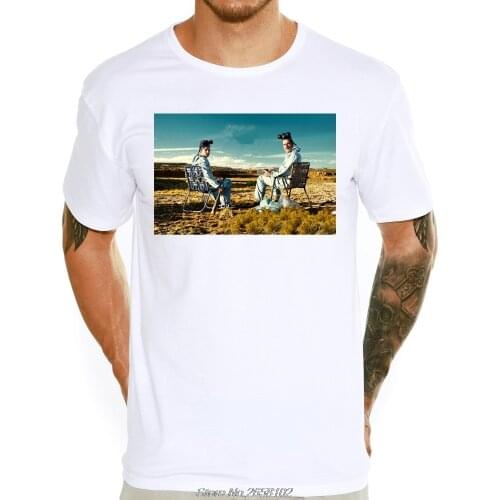 Breaking Bad Design Mens T-shirt Short Sleeve Walter White Elastic Feature Male Boy T Shirts Casual Tops Harajuku Streetwear