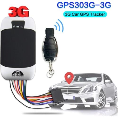 3G WCDMA GPS Car Tracker GPS303G-3G With Cut Off Oil Shock Overspeed Alarm Waterproof Real-time tracking GPS Locator TK303G-3G