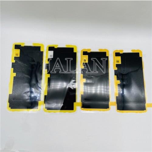 10pcs Back Black Flm for iPhone X XS MAX 11 Pro Max 11pro Thermal insulation adhesive tape lcd touch screen display repair